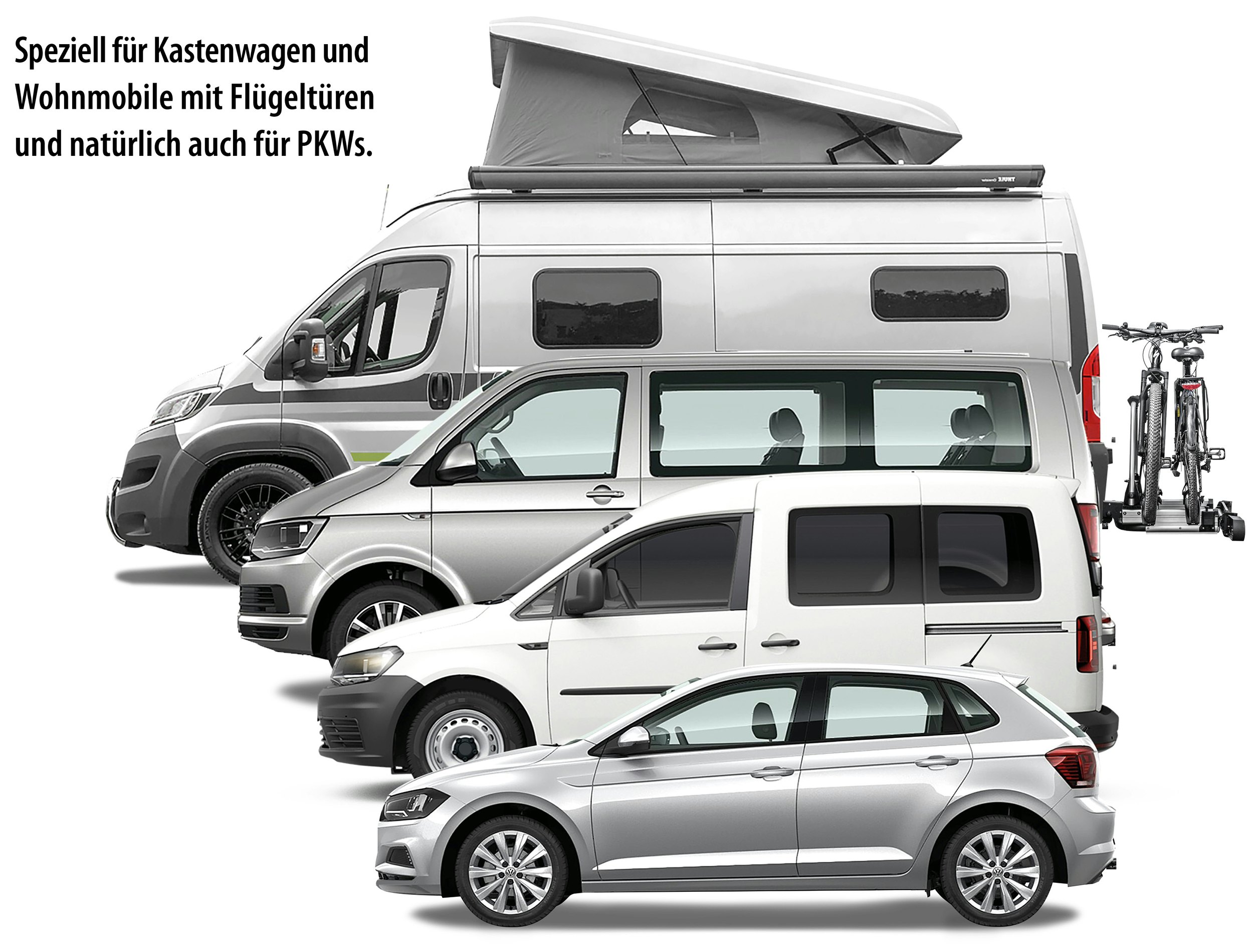 SD260 Flügeltür Kupplungsträger passend für Kastenwagen, Wohnmobile & PKWs
