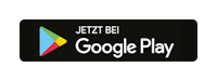 Schwarzes Google Play-Logo mit der Aufschrift 'Jetzt bei Google Play' – Verlinkung zum Download einer App für Android-Geräte.