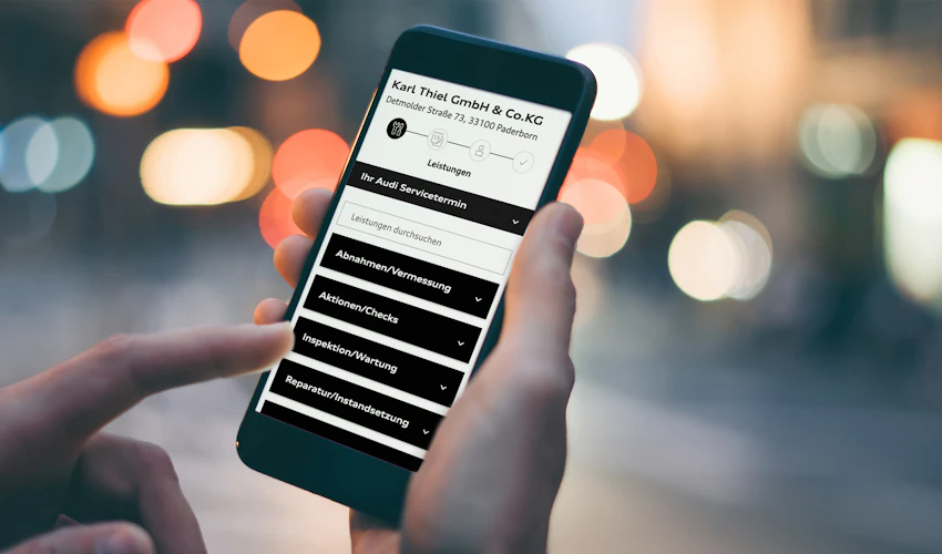 Servicetermin online buchen.
