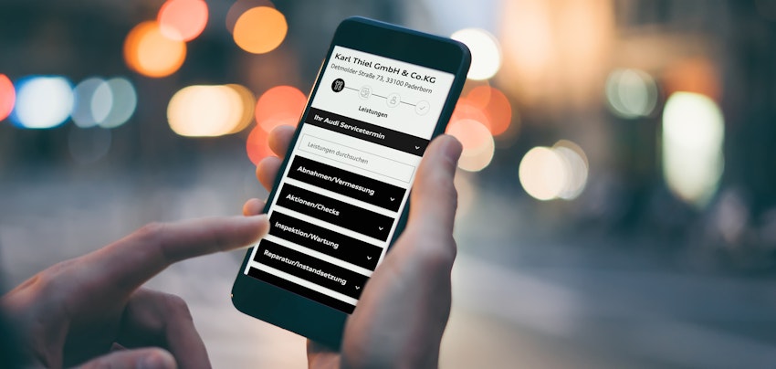 Servicetermin online buchen.