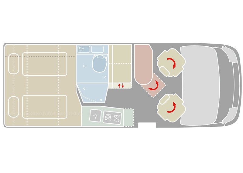 VANTourer 600 L Grundriss