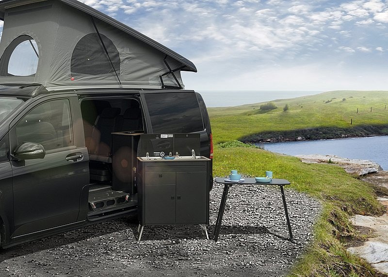 VANTourer URBAN V-Klasse Outdoorküche