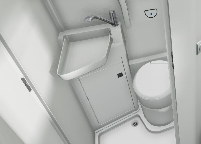 VW Grand California 600 Nasszelle