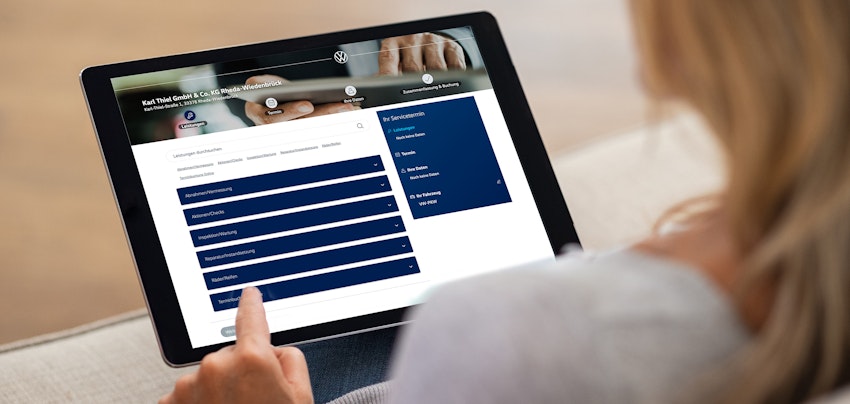 Servicetermin online buchen.