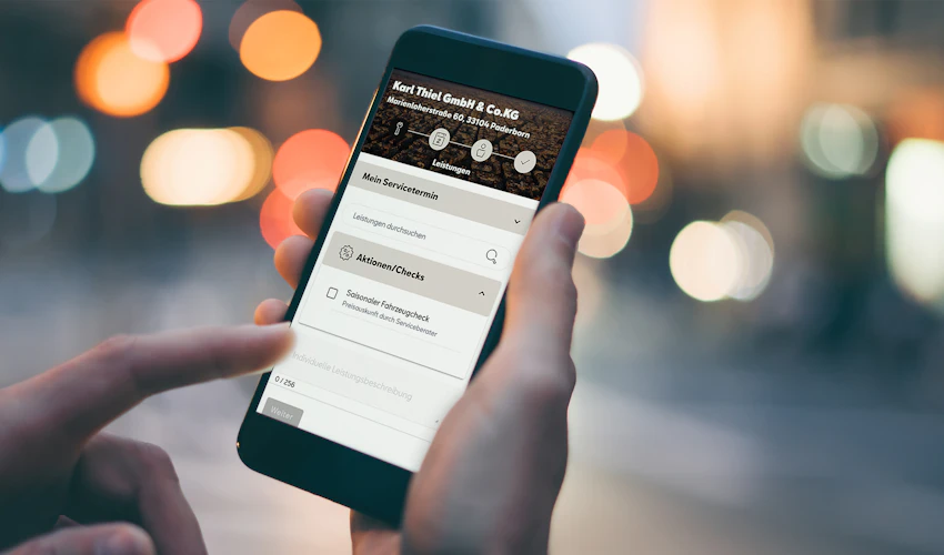 Servicetermin online buchen.
