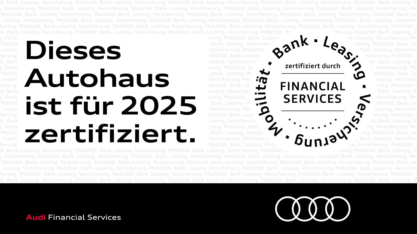 Zertifiziert von Audi Financial Services