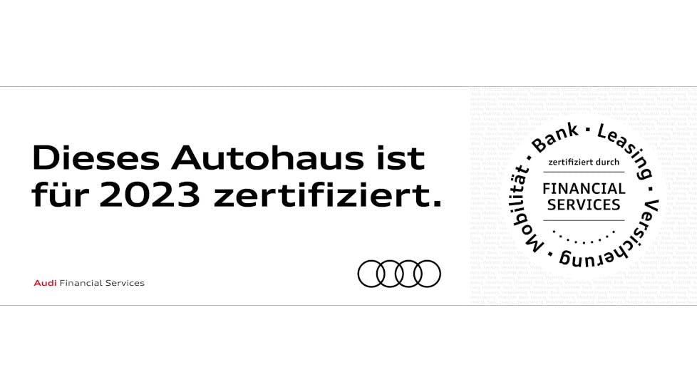 Zertifiziert von Audi Financial Services
