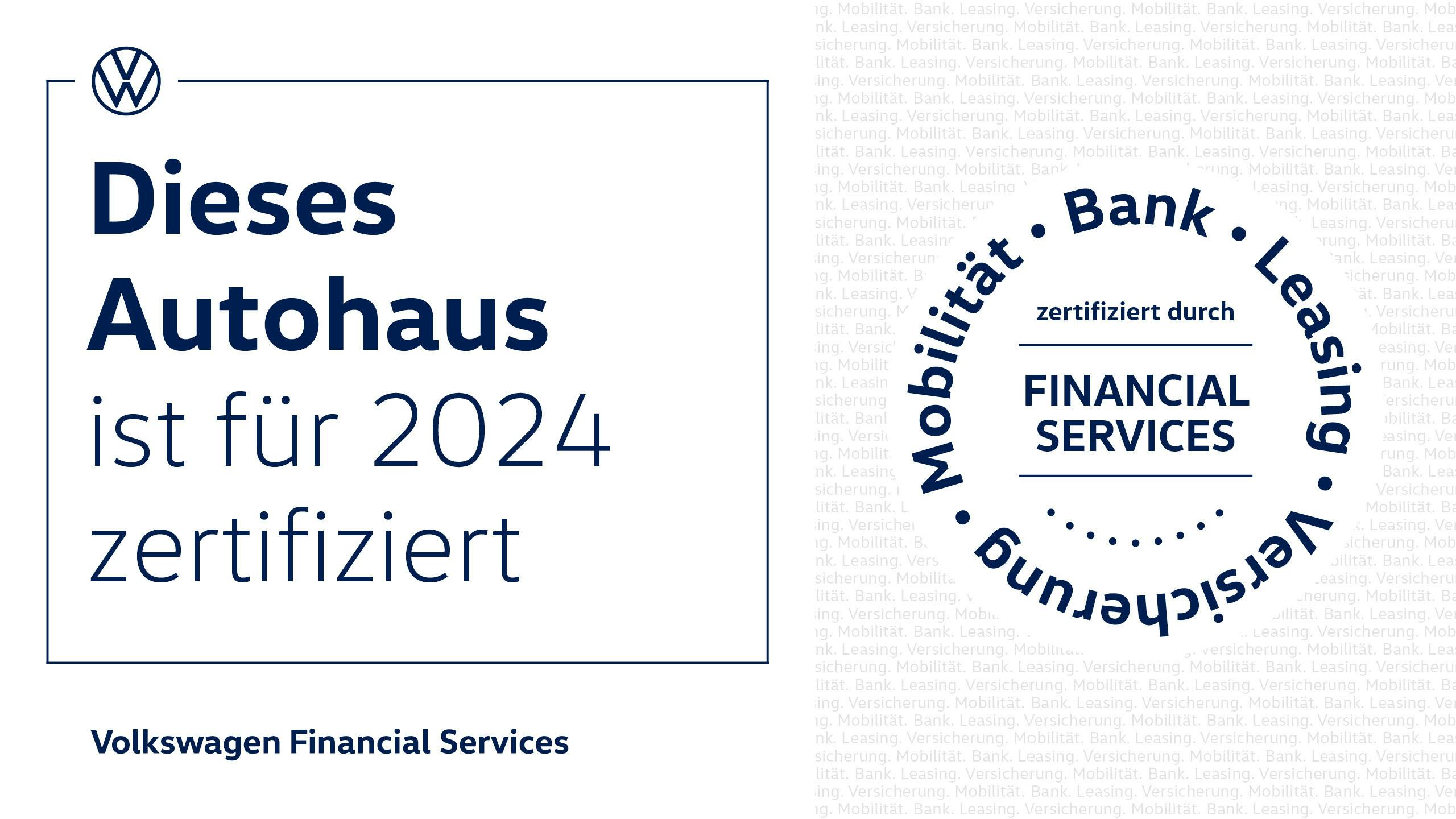 Zertifiziert von Volkswagen Financial Service